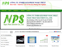 Tablet Screenshot of ngocphatsolution.com
